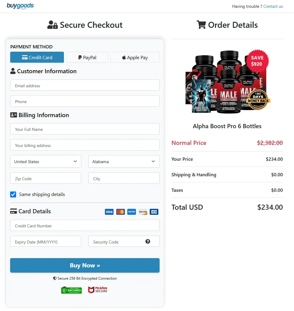 Alpha Boost Pro official